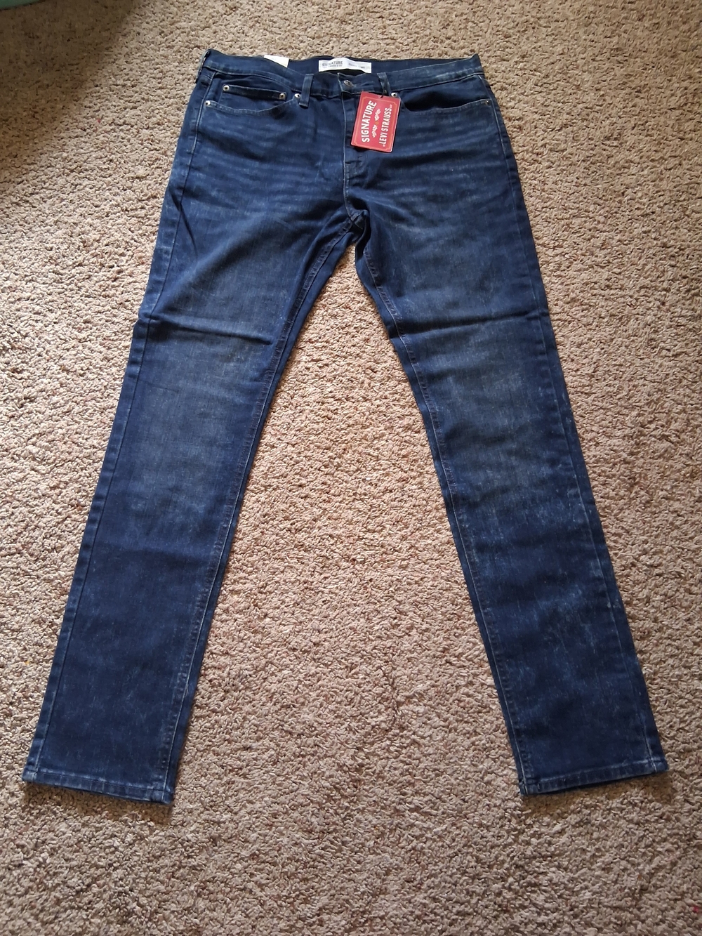 Levi's Men's Stacked Skinny Jeans - Dark Blue For Man Size 36x30